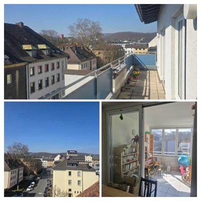 *Ihr Penthouse mitten in der Innenstadt mit Dachterrasse, Wintergarten und Ausblick zum Goldberg*