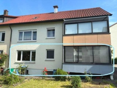 Ab sofort frei in Schorndorf - 4-Zi.-Wohnung mit Gartenanteil und Garage