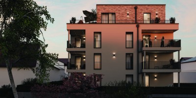 Exklusive Neubau-2-Zimmer-Wohnung mit privatem Gartenanteil im Sondereigentum