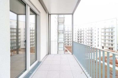 2-Zi.-Neubau-Wohnung mit EBK und Balkon im Wohnquartier FRANKY!