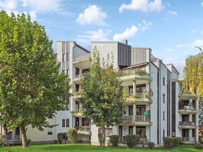 2-Zimmer-Dachterrassen-Wohnung mit Wow-Effekt-, Ausblick, Lage, Möglichkeiten, in Heining-Passau