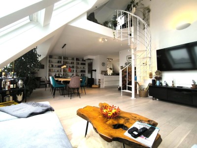 Exklusives Lifestyle-Penthouse mit 59 m² Terrassen | Privatlift | Unverbaubarer Stadtblick | 1060 Wi