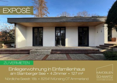 Einliegerwohnung am Starnberger See  •  4 Zimmer  •  127 m²