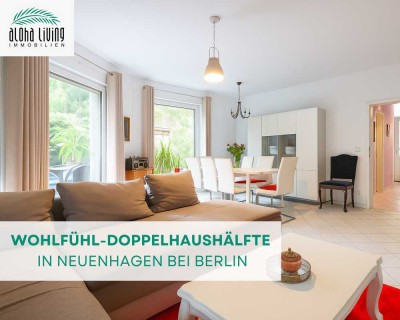 Familienglück auf drei Ebenen mit Garten: Wohlfühl-Doppelhaushälfte in Neuenhagen