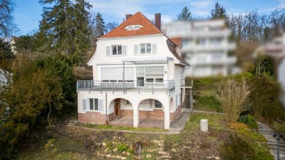 Charmante Jugendstil Villa in allerbester, unverbaubarer  Hangaussichtslage von Korntal