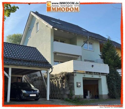 Eigentumswohnung als Haus mit EINBAUKÜCHE, Terrasse, BALKON und Garage in Werdau-Steinpleis zu verka