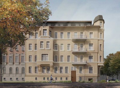 Tolle Maisonettewohnung mit Dachterasse in Neustadt-Neuschönefeld- WE21