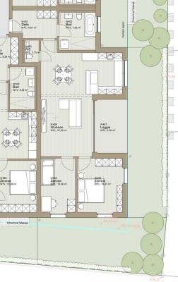 3-Zimmer Wohnung mit Garten und Weitblick