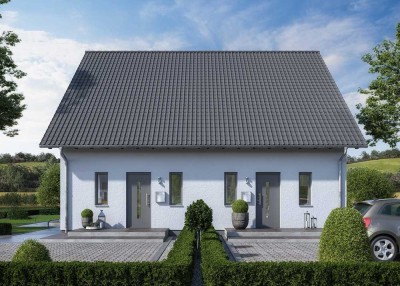 ! Jetzt ! Bauen Sie Ihre individuelle Doppelhaushälfte ! Sparen Sie durch Eigenleistung !