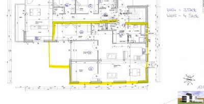 4 Zimmer Wohnung mit Balkon in Eibelstadt