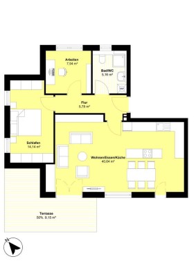 2.5 Zimmer EG Wohnung mit Garten - Haus 2 | Nr. 7