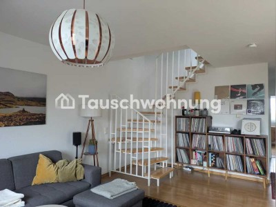 Tauschwohnung: Große 101 m² Maisonette mit Balkon in Köln-Merkenich