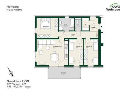 PROVISIONSFREI - Hartberg - geförderte Miete - 4 Zimmer