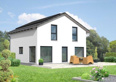 Großer Garten, 2 Bäder, Keller - natürlich als Plusenergiehaus
