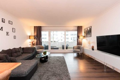 Komplett möblierte 2-Zimmer-Wohnung mit Nord-West Balkon in Hamburg-Uhlenhorst