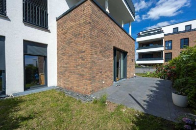 ***10 Min zum Europäische Schule*** 3 Zimmer Wohnung mit Einbauküche und 123 m² Garten