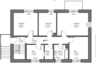 Ansprechende 4-Zimmer-Wohnung mit Balkon in Michelau