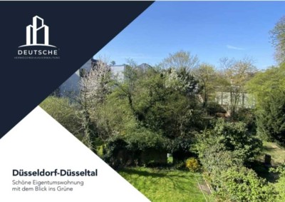 Düsseldorf-Düsseltal Schöne Eigentumswohnung mit dem Blick ins Grüne