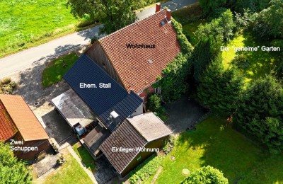 Geräumiges, günstiges 9-Zimmer, Ein- Zweifamilienhaus in Extertal, in ländlicher Lage