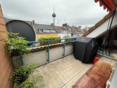 Traumhafte vermietete 3 Zi-Maisonette-Whg mit Balkon, 2 Bädern & Gäste-WC im 4. OG in Köln Ehrenfeld