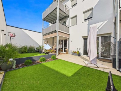Moderne 4,5-Zimmer EG-Wohnung mit Terrasse, Gartenanteil und hochwertiger Ausstattung