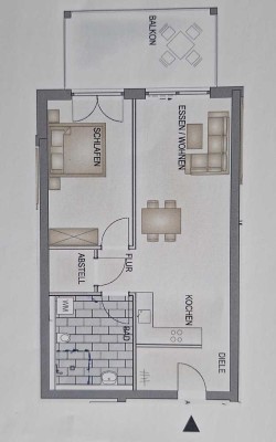2-Raum-Wohnung in Mietingen WP2