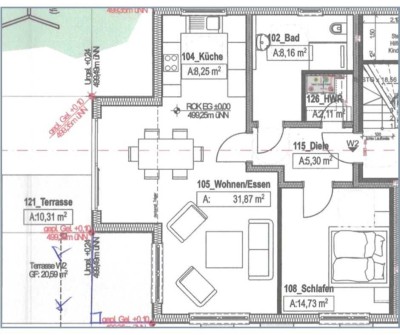 Neubau/Erstbezug: 2-Zimmer Wohnung EG in München Am Hart / Feldmoching