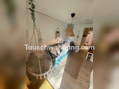 Tauschwohnung: 1,5 Zimmer-Wohnung in Einfamilienhaus mit eigener Terrasse