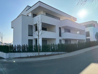 Traumhafte 2,5-Zimmer-EG-Neubau-Eigentumswohnung mit Terrasse + eigenem Gartenanteil, provisionsfrei