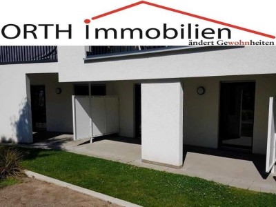 3 Zimmer EG mit Einbauküche, Sonnenterrasse + Zugang zum Gartenbereich.