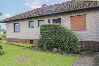 Bungalow-Style in Sassenburg (Westerbeck): 4 Zimmer auf einer Ebene mit Dachgeschoss und Keller