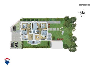 Moderne Eigentumswohnung (DG Links) in Leer, Ostfriesland * Effizienzklasse A+ * KW40 *Fahrstuhl * B
