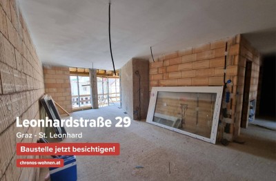 PROVISIONSFREI! Neubauprojekt 1-Zimmerwohnung direkt in der Leonhardstraße!