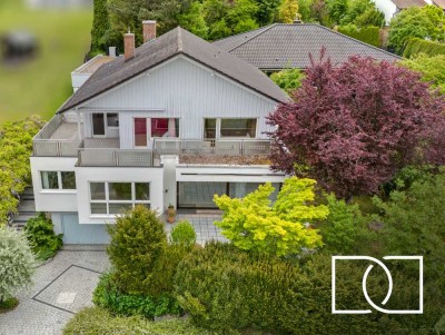 Panoramablick! Hochwertige Villa in Highlightlage mit Gewerbemöglichkeit