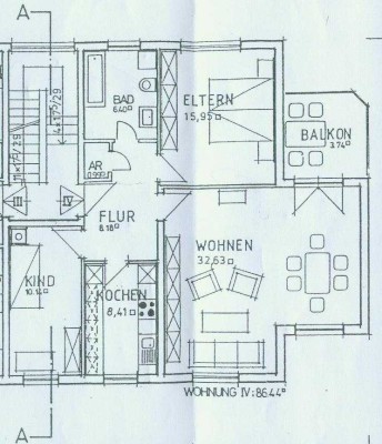 Schöne 3-Zimmer-Wohnung mit Balkon und EBK in Münster-Sarmsheim