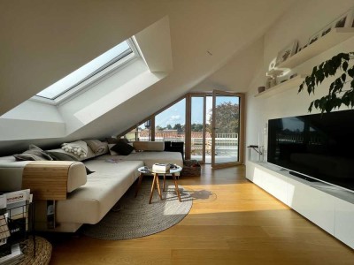 Exklusive Dachgeschosswohnung mit zwei Dachterrassen und stylischem Flair