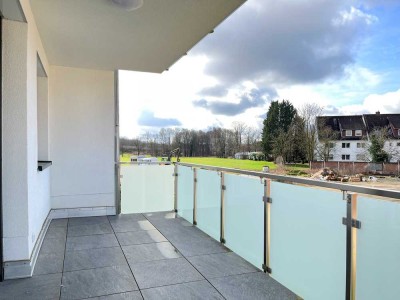 Lghgn-Schulenburg: 3,5 Zi. Whng mit überdachtem West-Balkon, Gäste WC, Aufzug und Parken