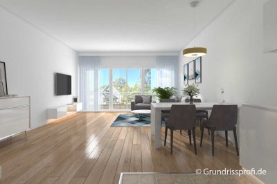 *** NEU - Exklusives 3-Zimmer-Penthaus mit Fahrstuhl und TG in den HH-Elbvororten ***
