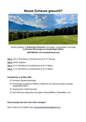 Neues Zuhause gesucht?
