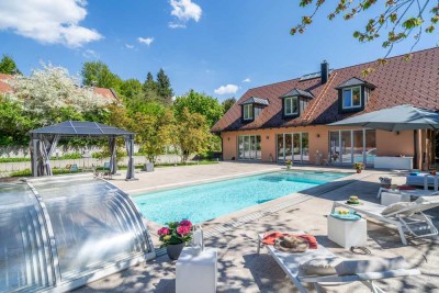 15 Min. z. Starnberger See - 30 Min. n. MUC - modernes Refugium mit Badevergnügen