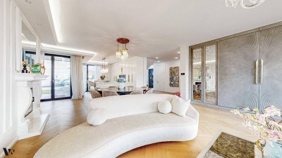 PRACHTVOLLES DESIGNERHAUS MIT GARTEN UND POOL | UNVERBAUTER FERNBLICK