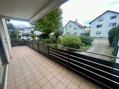 Schriesheim: Gepflegte Erdgeschosswohnung mit Balkon und Stellplatz
