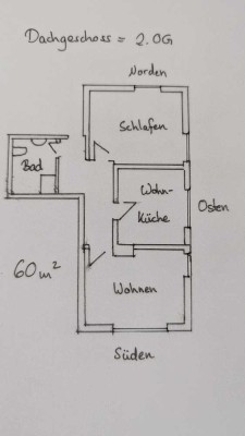 Sanierte 2-Raum-Wohnung in Kaufbeuren-Neugablonz