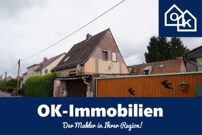 Schackensleben-   sanierungsbedürftiges EFH mit 2 Garagen und großem Garten