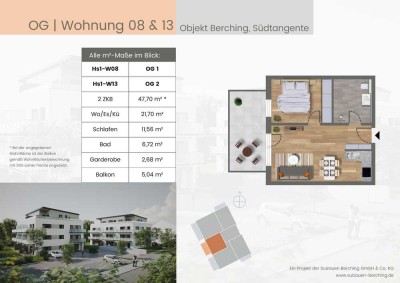 Überlegter Grundriss mit Atmosphäre in den Sulzauen - Berching