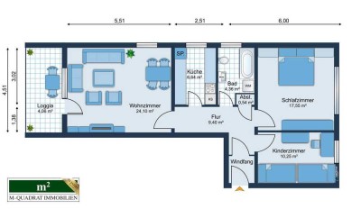 BARRIEREFREIE BUNGALOWÄHNLICHE & KOMFORTABLE DREI-ZI.-WHG FÜR RENTNER, KL. FAMILIE O. KAPITALANLEGER