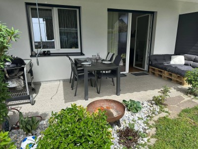 Neubau 2-Zimmer Erdgeschosswohnung mit Terrasse und Garten