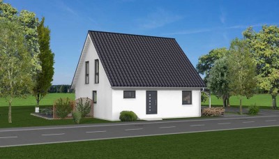 Grundstück inklusive !!! 5 Zimmer, Ton-Dachziegel, Wärmepumpe, Fußbodenhz., freie Grundriss-Planung