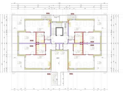 14 Neubauwohnungen mit 2-3 Zimmern zu vermieten. Die Wohnungen haben eine Größe von 63-90qm.