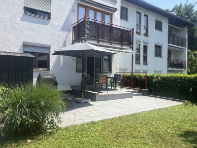 Geschmackvoll teilmöblierte 3-Zimmer-Gartenwohnung mit Sonnenterrasse in Elsbethen